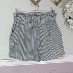 CJLA “Layne” High Waist Striped Shorts